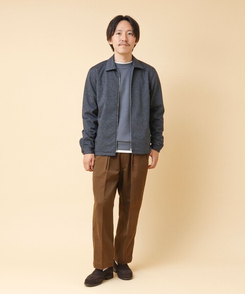NOLLEY’S(ノーリーズ)の「ACTIVE SETTER 2WAYストレッチ ジップシャツ(ブルゾン・メンズ・グレー/ブルー/ネイビー・L/M/S)」の9枚目の写真