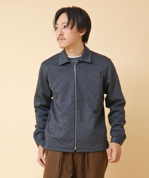 NOLLEY’S(ノーリーズ)の「ACTIVE SETTER 2WAYストレッチ ジップシャツ(ブルゾン・メンズ・グレー/ブルー/ネイビー・L/M/S)」の10枚目の写真
