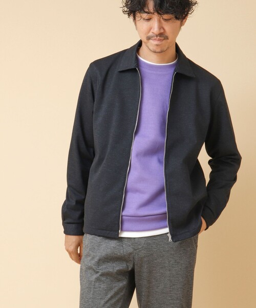 NOLLEY’S(ノーリーズ)の「ACTIVE SETTER 2WAYストレッチ ジップシャツ(ブルゾン・メンズ・グレー/ブルー/ネイビー・L/M/S)」の20枚目の写真