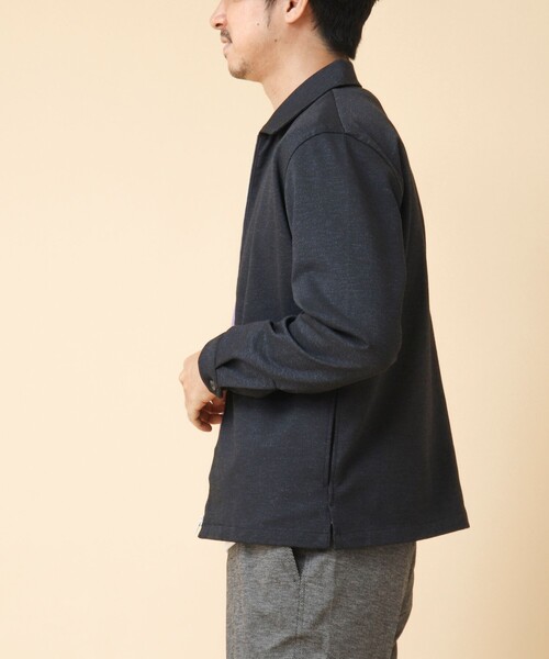 NOLLEY’S(ノーリーズ)の「ACTIVE SETTER 2WAYストレッチ ジップシャツ(ブルゾン・メンズ・グレー/ブルー/ネイビー・L/M/S)」の21枚目の写真