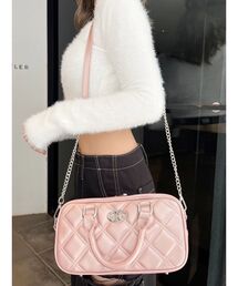 GYDA | キルティングrectangle BAG(ハンドバッグ)