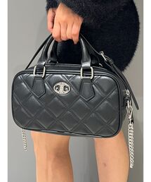 GYDA | キルティングrectangle BAG(ハンドバッグ)