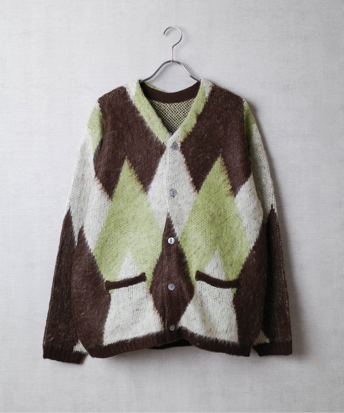 【セール】【INNOCENT】MOHAIR TOUCH CARDIGAN 総柄モヘアタッチニットカーディガン【INC-CD01】（カーディガン/ボレロ）｜INNOCENT（イノセント）