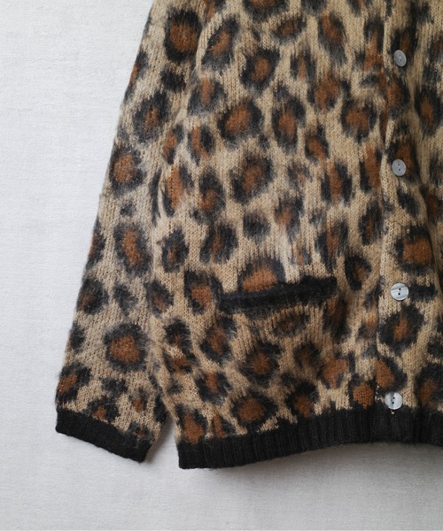 INNOCENT(イノセント)の「【INNOCENT】MOHAIR TOUCH CARDIGAN 総柄モヘアタッチニットカーディガン【INC-CD01】(カーディガン/ボレロ・メンズ・ブラック系その他/その他/グリーン系その他/レオパード・LARGE)」の7枚目の写真