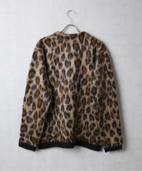 INNOCENT(イノセント)の「【INNOCENT】MOHAIR TOUCH CARDIGAN 総柄モヘアタッチニットカーディガン【INC-CD01】(カーディガン/ボレロ・メンズ・ブラック系その他/その他/グリーン系その他/レオパード・LARGE)」の8枚目の写真