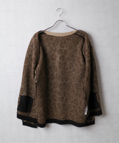 INNOCENT(イノセント)の「【INNOCENT】MOHAIR TOUCH CARDIGAN 総柄モヘアタッチニットカーディガン【INC-CD01】(カーディガン/ボレロ・メンズ・ブラック系その他/その他/グリーン系その他/レオパード・LARGE)」の11枚目の写真