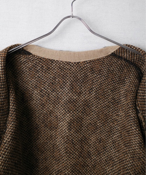 INNOCENT(イノセント)の「【INNOCENT】MOHAIR TOUCH CARDIGAN 総柄モヘアタッチニットカーディガン【INC-CD01】(カーディガン/ボレロ・メンズ・ブラック系その他/その他/グリーン系その他/レオパード・LARGE)」の12枚目の写真