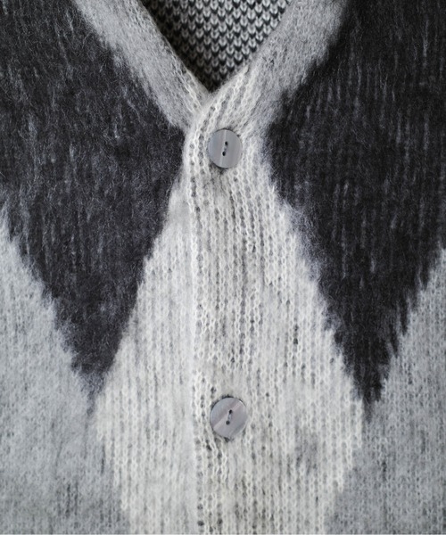INNOCENT(イノセント)の「【INNOCENT】MOHAIR TOUCH CARDIGAN 総柄モヘアタッチニットカーディガン【INC-CD01】(カーディガン/ボレロ・メンズ・ブラック系その他/その他/グリーン系その他/レオパード・LARGE)」の17枚目の写真