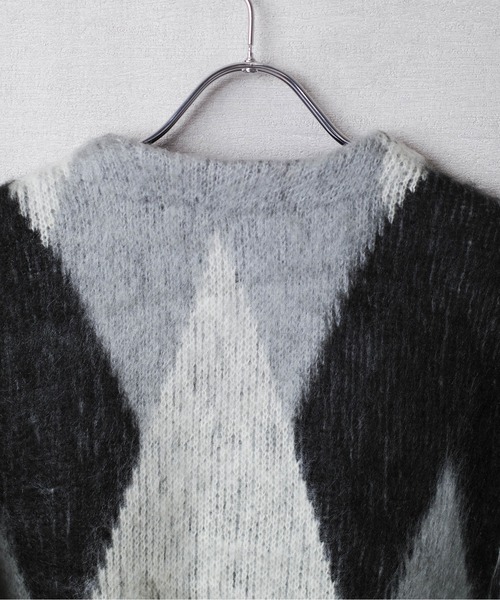 INNOCENT(イノセント)の「【INNOCENT】MOHAIR TOUCH CARDIGAN 総柄モヘアタッチニットカーディガン【INC-CD01】(カーディガン/ボレロ・メンズ・ブラック系その他/その他/グリーン系その他/レオパード・LARGE)」の19枚目の写真