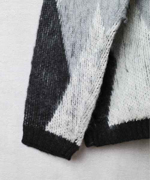 INNOCENT(イノセント)の「【INNOCENT】MOHAIR TOUCH CARDIGAN 総柄モヘアタッチニットカーディガン【INC-CD01】(カーディガン/ボレロ・メンズ・ブラック系その他/その他/グリーン系その他/レオパード・LARGE)」の20枚目の写真