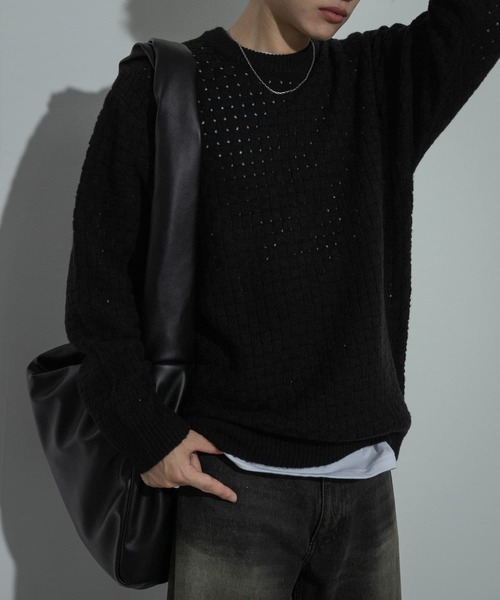 アーチザ OVERSIZED PULLOVER ニット セーター ブラック The Alani Cashmere Mock-Neck Sweater by Pilcro | Anthropologie