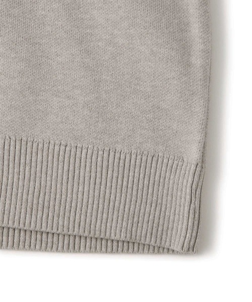 JUNRED（ジュンレッド）の「Fluffyショートタートルニット（ニット/セーター・メンズ・ブルー/ブラック/ブラック系その他2/ライトグレー・L/M/S）」の9枚目の写真