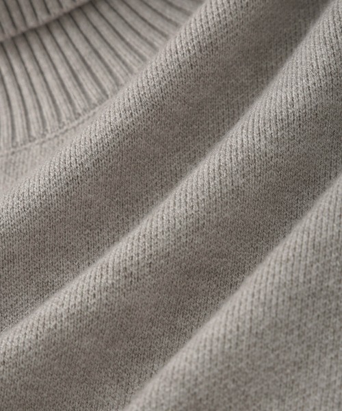 JUNRED（ジュンレッド）の「Fluffyショートタートルニット（ニット/セーター・メンズ・ブルー/ブラック/ブラック系その他2/ライトグレー・L/M/S）」の15枚目の写真