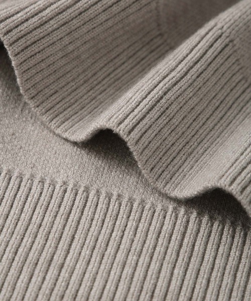 JUNRED（ジュンレッド）の「Fluffyショートタートルニット（ニット/セーター・メンズ・ブルー/ブラック/ブラック系その他2/ライトグレー・L/M/S）」の14枚目の写真