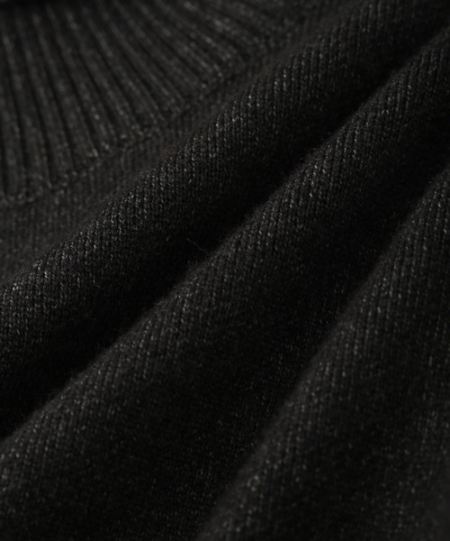 JUNRED（ジュンレッド）の「Fluffyショートタートルニット（ニット/セーター・メンズ・ブルー/ブラック/ブラック系その他2/ライトグレー・L/M/S）」の16枚目の写真