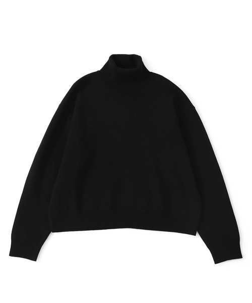 JUNRED（ジュンレッド）の「Fluffyショートタートルニット（ニット/セーター・メンズ・ブルー/ブラック/ブラック系その他2/ライトグレー・L/M/S）」の11枚目の写真