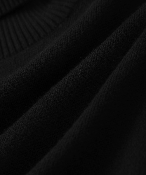 JUNRED（ジュンレッド）の「Fluffyショートタートルニット（ニット/セーター・メンズ・ブルー/ブラック/ブラック系その他2/ライトグレー・L/M/S）」の17枚目の写真