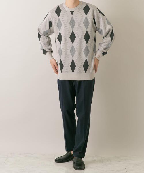 セール】『WEB限定』アーガイルニットプルオーバー（ニット/セーター