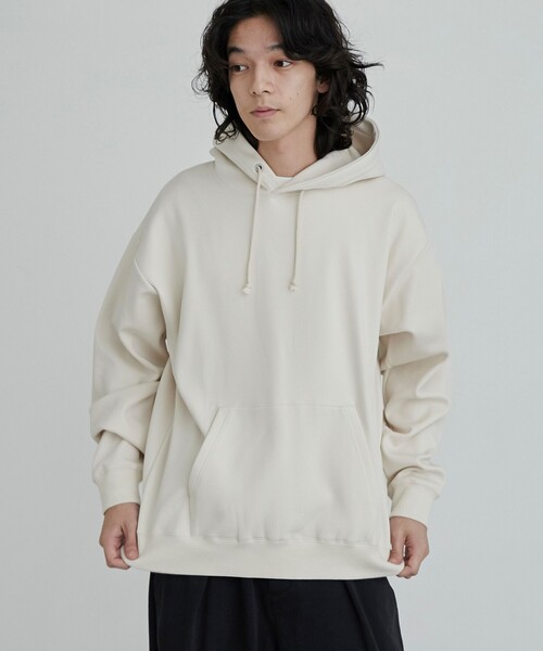 coen(コーエン)の「REVERSEWARMフーディープルオーバー(パーカー・メンズ・ナチュラル/ブラック/ダークブラウン・M/L/XL)」の3枚目の写真