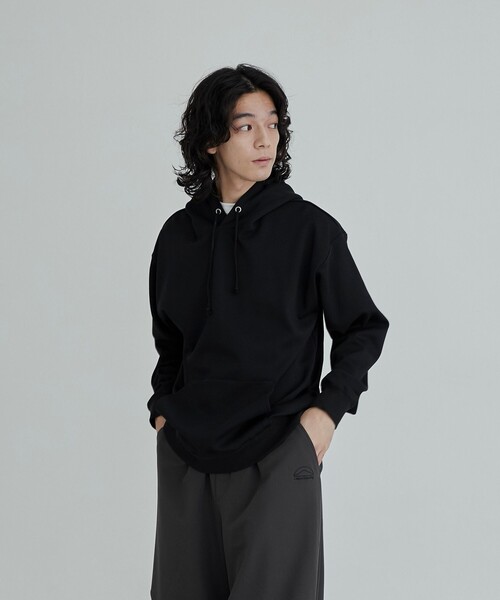 coen(コーエン)の「REVERSEWARMフーディープルオーバー(パーカー・メンズ・ナチュラル/ブラック/ダークブラウン・M/L/XL)」の9枚目の写真