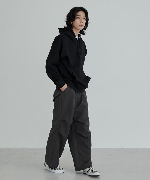 coen(コーエン)の「REVERSEWARMフーディープルオーバー(パーカー・メンズ・ナチュラル/ブラック/ダークブラウン・M/L/XL)」の8枚目の写真