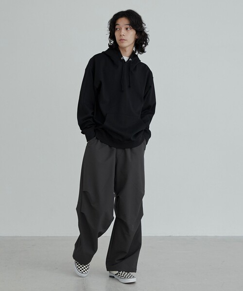 coen(コーエン)の「REVERSEWARMフーディープルオーバー(パーカー・メンズ・ナチュラル/ブラック/ダークブラウン・M/L/XL)」の6枚目の写真