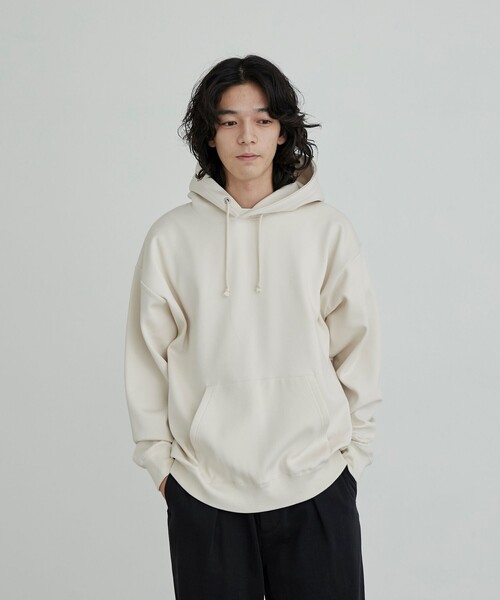 coen(コーエン)の「REVERSEWARMフーディープルオーバー(パーカー・メンズ・ナチュラル/ブラック/ダークブラウン・M/L/XL)」の5枚目の写真