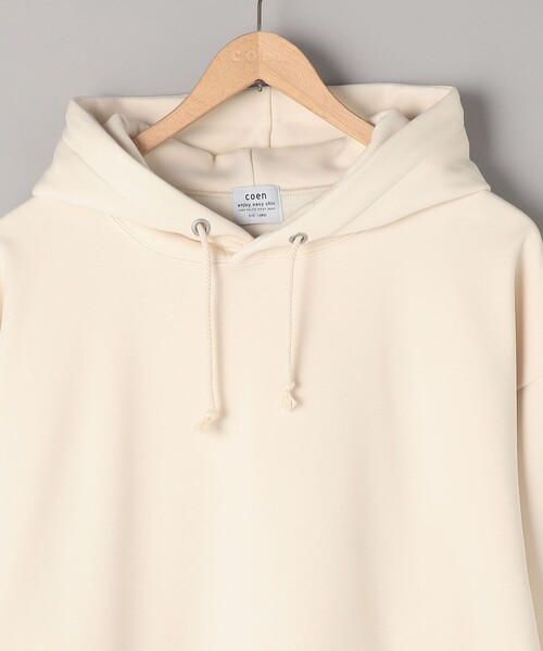 coen(コーエン)の「REVERSEWARMフーディープルオーバー(パーカー・メンズ・ナチュラル/ブラック/ダークブラウン・M/L/XL)」の18枚目の写真