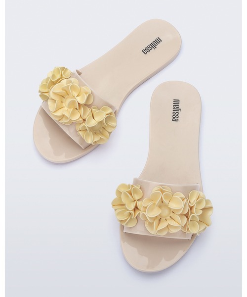 melissa（メリッサ）の「MELISSA BABE SPRINGTIME AD（サンダル・レディース・ピンク/ブラック×ベージュ/ブラック/ベージュ・35-36/39/38/37）」の3枚目の写真