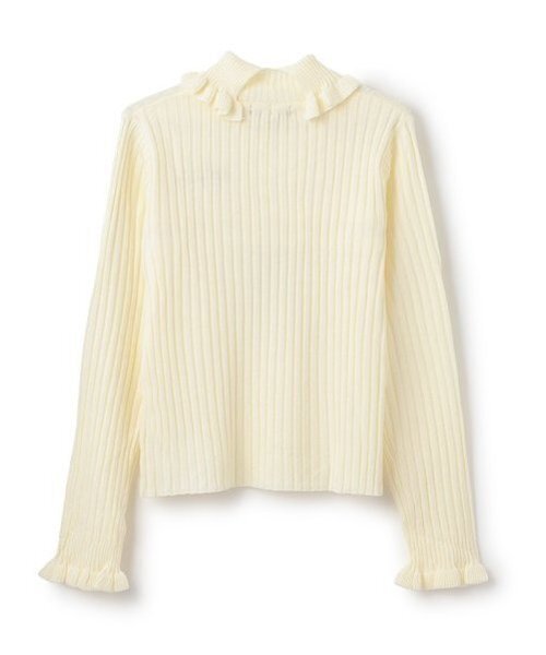 by LOVEiT（バイラビット）の「フリルリボンニット（ニット/セーター・キッズ・ブラック/オフホワイト/グレー・120cm/130cm/140cm/150cm/160cm）」の15枚目の写真