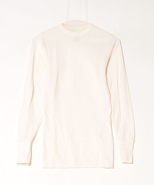 SAWINTO(ソイント)の「INDERA MILLS【インデラ ミルズ】- TRADITIONAL L/S CREW/トラディショナル ロングスリーブ クルー(Tシャツ/カットソー・メンズ・ヘザーグレー/ナチュラル/ブラック・X-LARGE/SMALL/LARGE/MEDIUM)」の3枚目の写真
