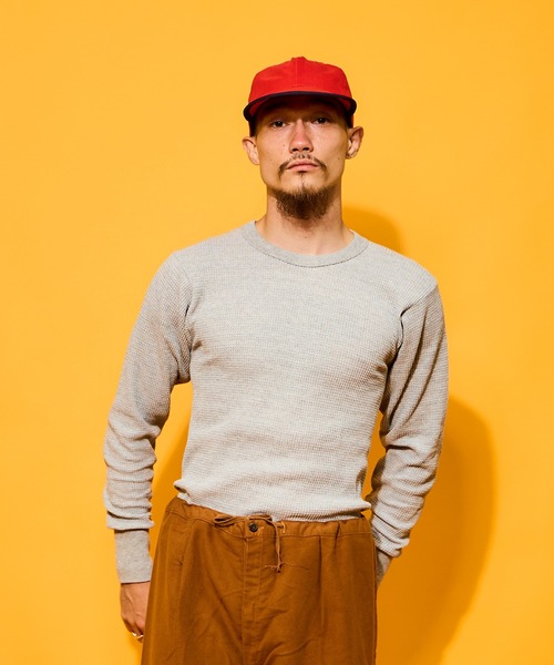 SAWINTO(ソイント)の「INDERA MILLS【インデラ ミルズ】- TRADITIONAL L/S CREW/トラディショナル ロングスリーブ クルー(Tシャツ/カットソー・メンズ・ヘザーグレー/ナチュラル/ブラック・X-LARGE/SMALL/LARGE/MEDIUM)」の1枚目の写真