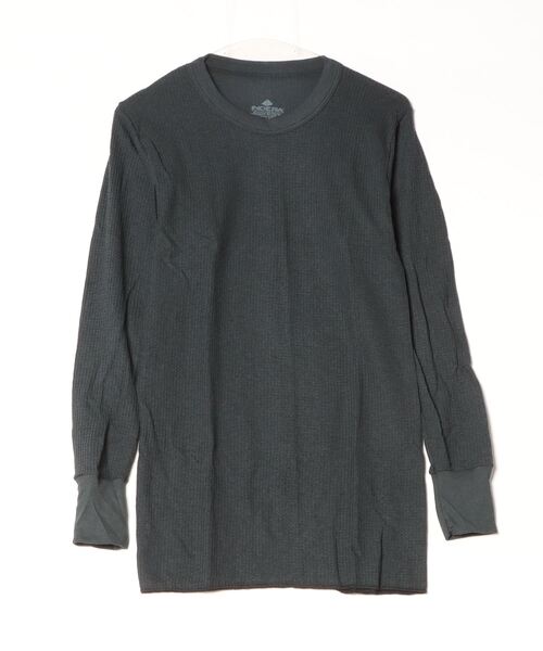 SAWINTO(ソイント)の「INDERA MILLS【インデラ ミルズ】- TRADITIONAL L/S CREW/トラディショナル ロングスリーブ クルー(Tシャツ/カットソー・メンズ・ヘザーグレー/ナチュラル/ブラック・X-LARGE/SMALL/LARGE/MEDIUM)」の5枚目の写真