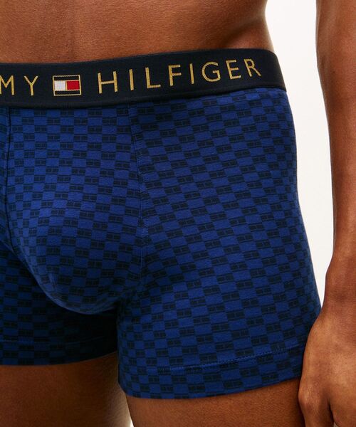 TOMMY HILFIGER（トミーヒルフィガー）の「ゴールドウエストトランクスプリントソックスセット（トランクス・メンズ・マルチ/レッド/ブルー・LARGE/MEDIUM）」の12枚目の写真