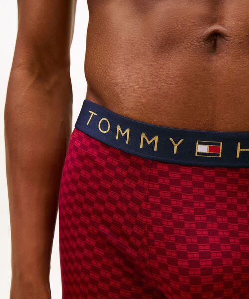 TOMMY HILFIGER（トミーヒルフィガー）の「ゴールドウエストトランクスプリントソックスセット（トランクス・メンズ・マルチ/レッド/ブルー・LARGE/MEDIUM）」の17枚目の写真