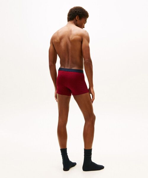 TOMMY HILFIGER（トミーヒルフィガー）の「ゴールドウエストトランクスプリントソックスセット（トランクス・メンズ・マルチ/レッド/ブルー・LARGE/MEDIUM）」の14枚目の写真