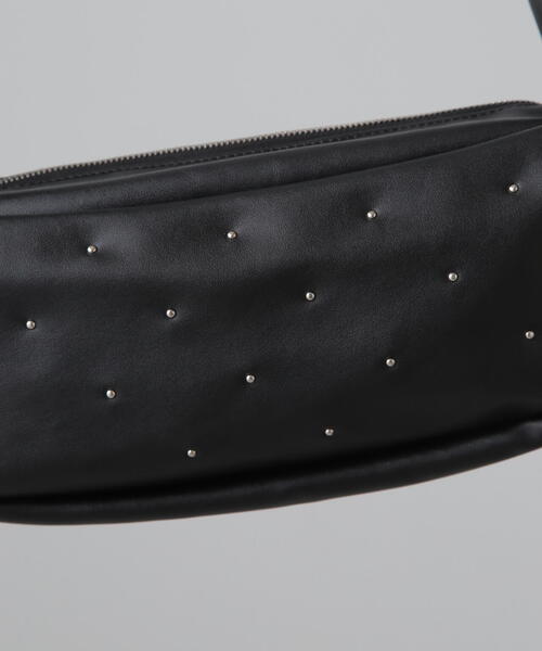 FREE'S MART（フリーズマート）の「◆スタッズショルダーバッグ（ショルダーバッグ・レディース・ブルー/ブラック・ﾌﾘ-）」の6枚目の写真