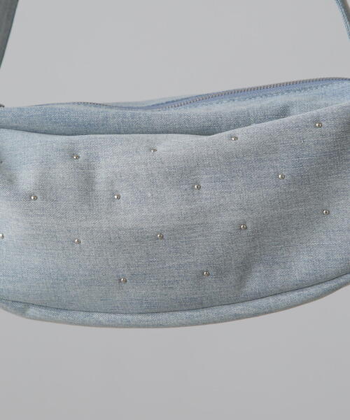 FREE'S MART（フリーズマート）の「◆スタッズショルダーバッグ（ショルダーバッグ・レディース・ブルー/ブラック・ﾌﾘ-）」の10枚目の写真