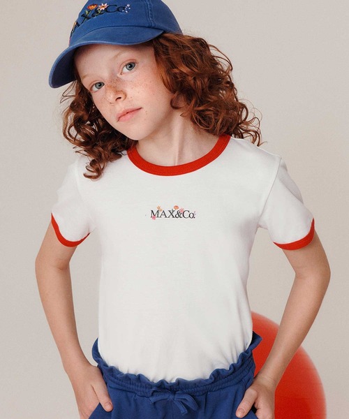 MAX&Co. with SUPERGA ロゴ コットンTシャツ【送料込】 MAX&Co. with SUPERGA ロゴ コットンTシャツ【送料込】 (Max&Co