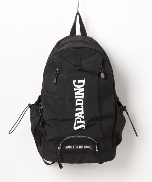 SPALDING ブラック リュック SPALDING デイバック リュック 「SPALDING/スポルディング