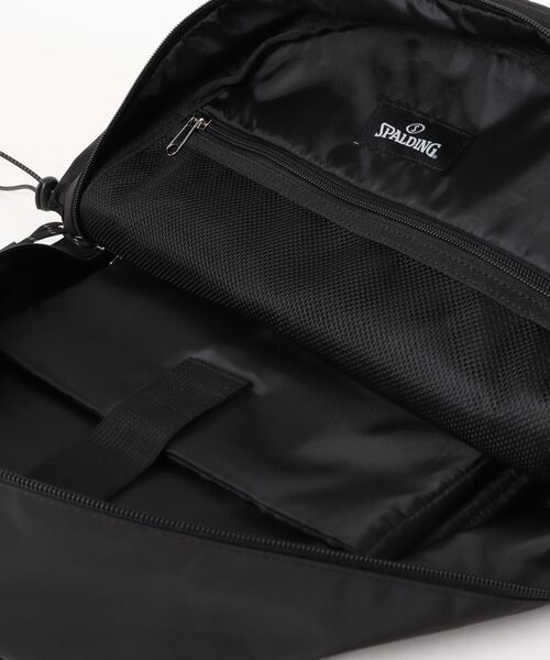 SPALDING(スポルディング)の「【SPALDING/スポルディング】MFTG BACKPACK ロゴ バックパック(バックパック/リュック・メンズ・ブラック/アイボリー/グレー・FREE)」の6枚目の写真