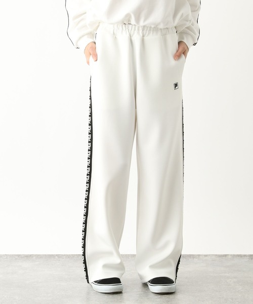 GLOBAL WORK（グローバルワーク）の「FILA/コラボトラックパンツ/252059（スウェットパンツ・キッズ・アイボリー/ブラック・130cm/140cm/150cm/160cm/170cm）」の20枚目の写真