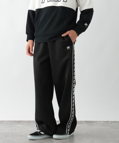 GLOBAL WORK（グローバルワーク）の「FILA/コラボトラックパンツ/252059（スウェットパンツ・キッズ・アイボリー/ブラック・130cm/140cm/150cm/160cm/170cm）」の15枚目の写真