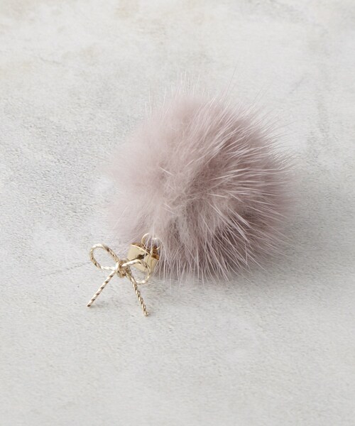 grove(グローブ)の「ファーリボン2WAYピアス(ピアス(両耳用)・レディース・ブラウン系その他/アイボリー/ライトグレー・00)」の5枚目の写真