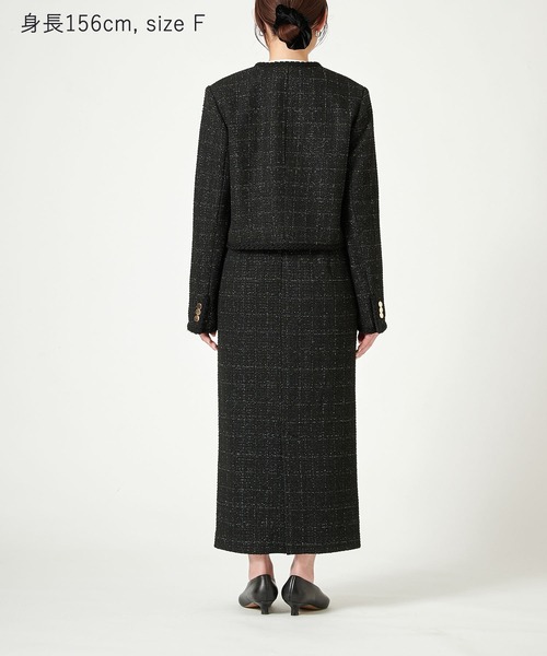 セール】ツィードショートジャケット（その他アウター）｜N.O.R.C