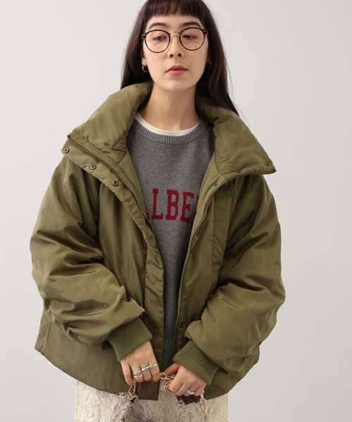 【セール】SALOON(サルーン)/メモリータフタフードコート（ブルゾン）｜saloon（サルーン）