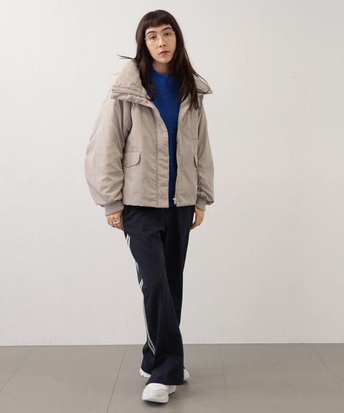 saloon(サルーン)の「SALOON(サルーン)/メモリータフタフードコート(ブルゾン・レディース・ブラウン/ブラック/カーキ・FREE)」の16枚目の写真