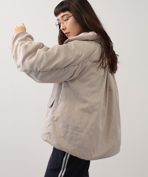 saloon(サルーン)の「SALOON(サルーン)/メモリータフタフードコート(ブルゾン・レディース・ブラウン/ブラック/カーキ・FREE)」の20枚目の写真