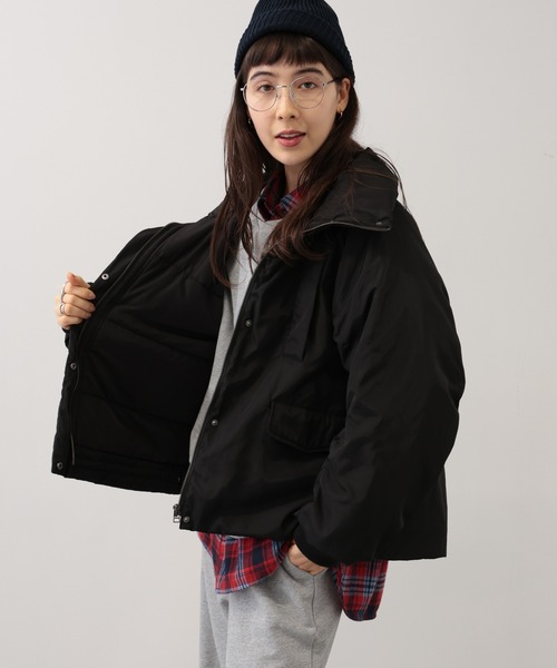 saloon(サルーン)の「SALOON(サルーン)/メモリータフタフードコート(ブルゾン・レディース・ブラウン/ブラック/カーキ・FREE)」の12枚目の写真