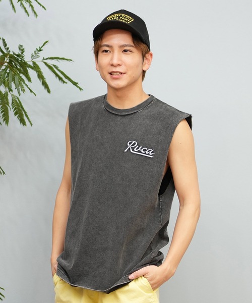 セール】RVCA/ルーカ タンクトップ バックプリント BF041-P36